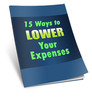 Thumbnail 15 Ways To Lower Your Expenses Thumbnail 15 Ways To Lower Your Expenses