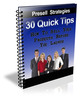 Thumbnail 30 Quick Tips Presell Tips Thumbnail 30 Quick Tips Presell Tips