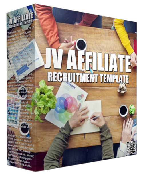 Product picture JV Affiliate Recruitment Template