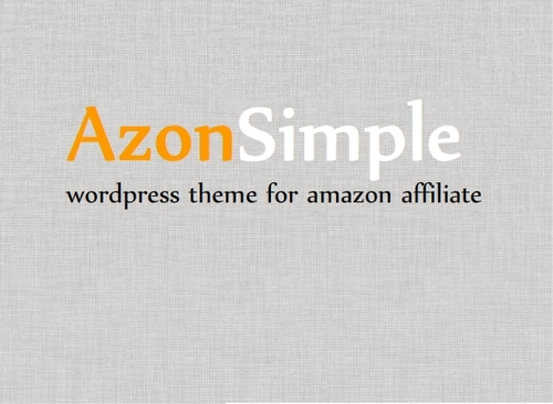 Product picture Azon Simple Premium WordPress Theme