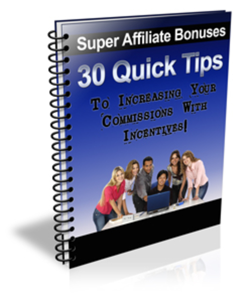 Product picture 30 Quick Tips Affiliate Tips