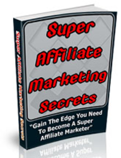 Product picture  Super Affiliate Marketing Secrets