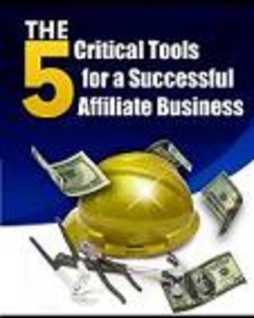 Product picture  The 5 Critical Tools for a Successful Affiliate Business