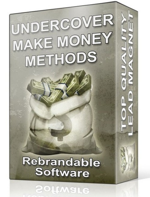Product picture  Undercover Make Money Methods