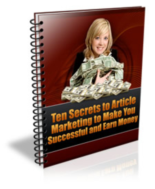 Product picture  Ten Secrets To Article Marketing To Make You Successful and