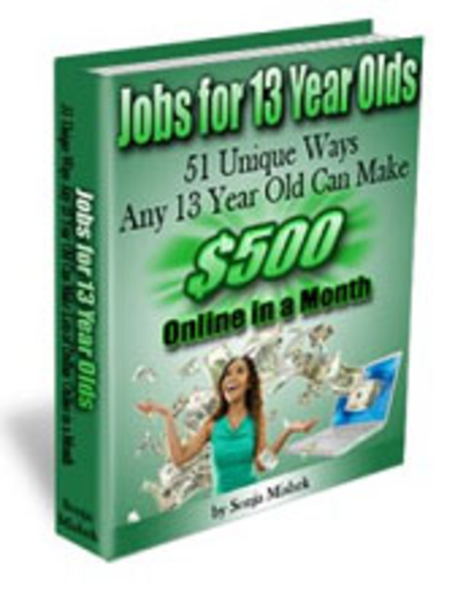Product picture  51 Unique Ways Any 13 Year Old Can Make Money Online