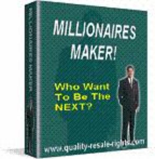 Product picture  Millionaire Maker