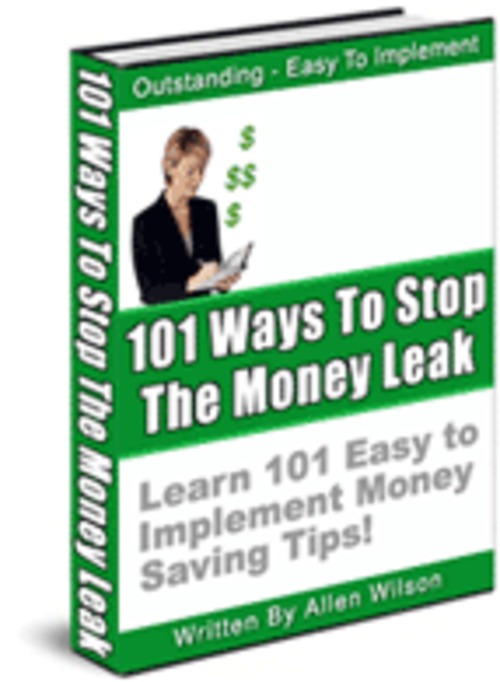 Product picture  Ways To Stop The Money Leak