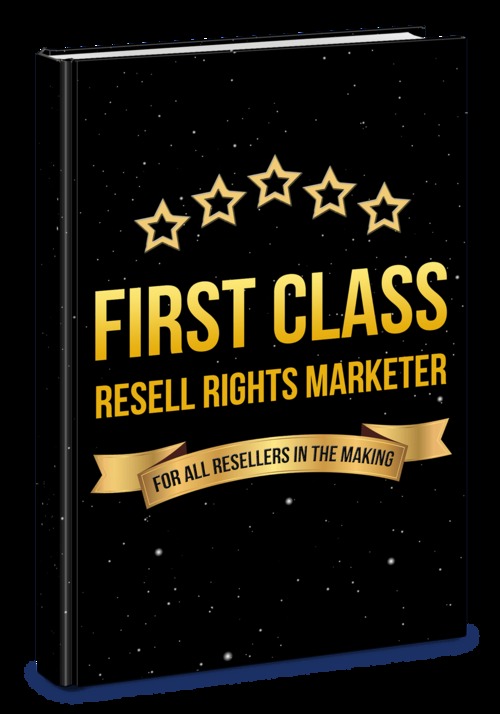 Product picture  First Class Resell Rights Marketer