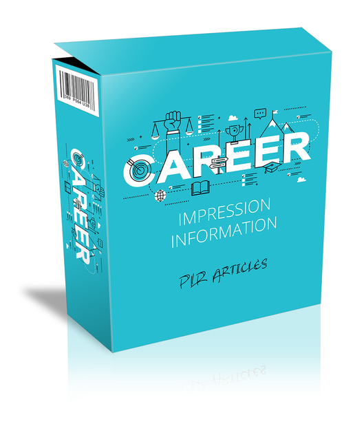 Product picture  Career Impression Information PLR Articles