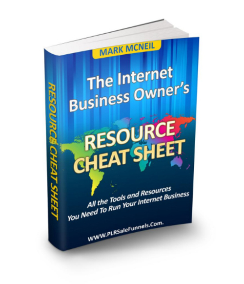 Product picture  The Internet Business Owners Resource Cheat Sheet