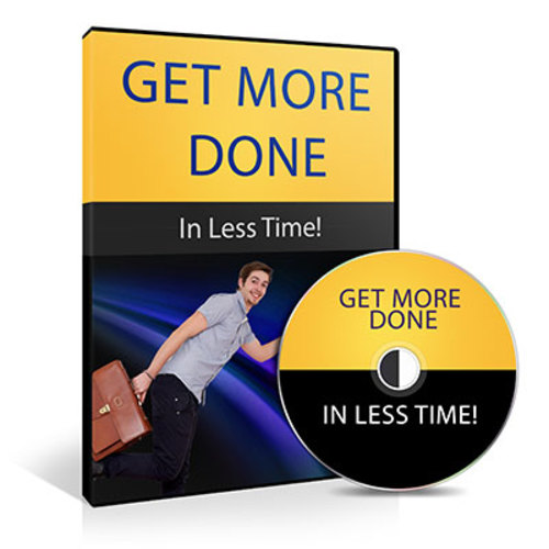 Product picture  Get More Done in Less Time