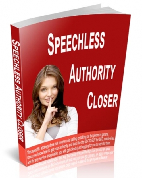 Product picture  Speechless Authority Closer