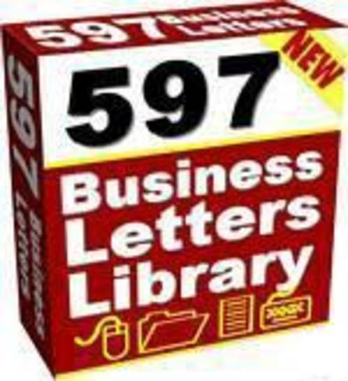 Product picture  597 Ready To Use Sales Letters and Business Forms