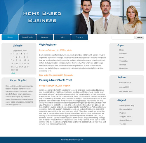 Product picture  Home Based Business WP Theme