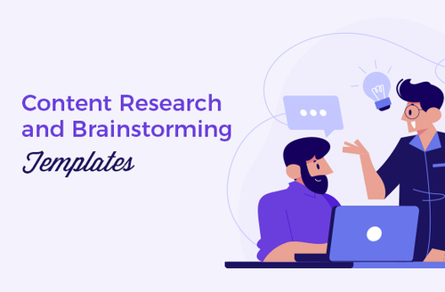 Product picture  Content Research and Brainstorming Templates