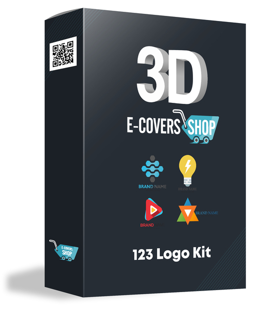 Product picture  123 Logo Kit 38 PSD Logos