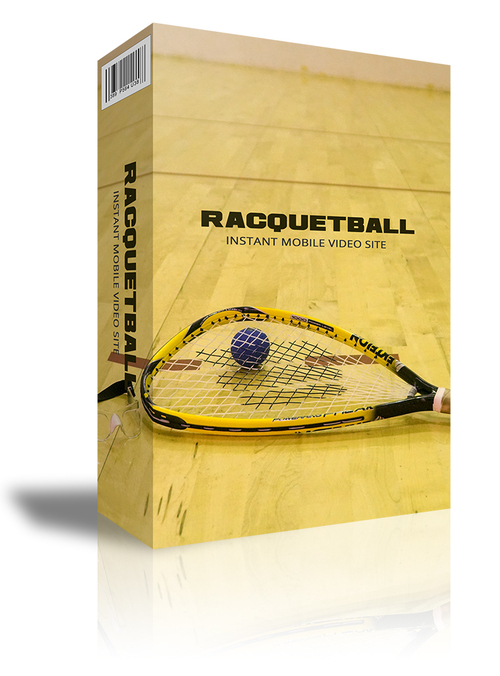 Product picture  Racquetball Instant Mobile Video Site