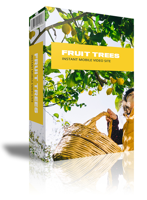 Product picture  Fruit Trees Instant Mobile Video Site