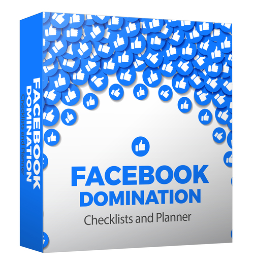 Product picture  Facebook Domination Checklists and Planner