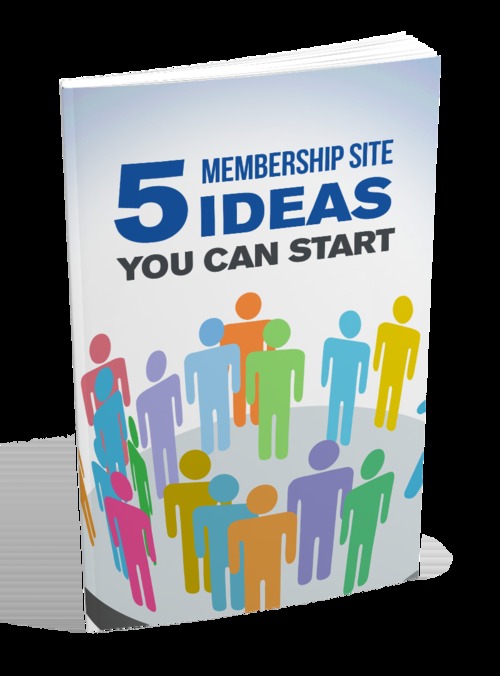 Product picture  5 Membership Site Ideas You Can Start