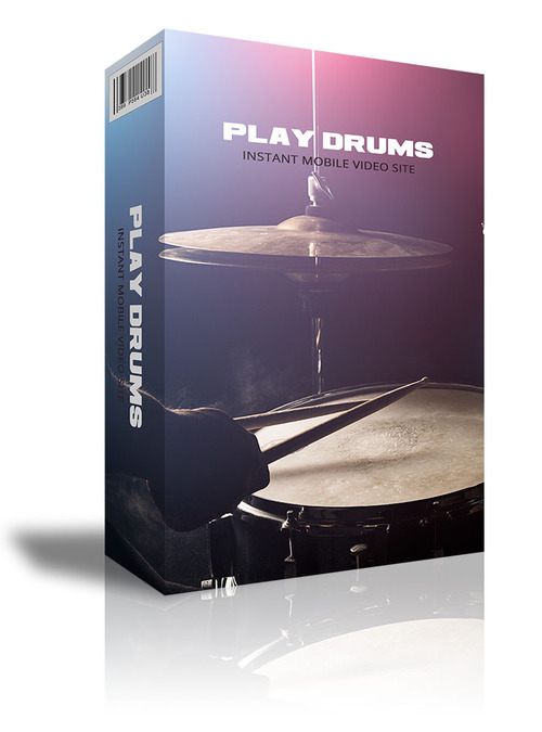 Product picture  Play Drums Instant Mobile Video Site