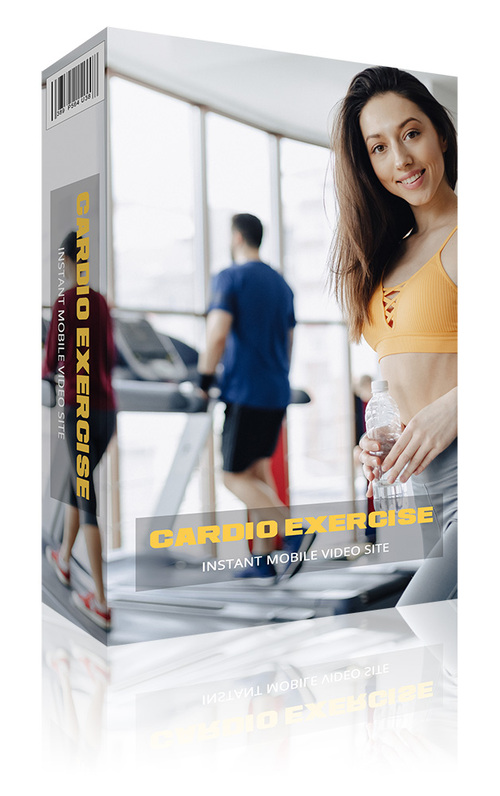 Product picture  Cardio Exercise Instant Mobile Video Site