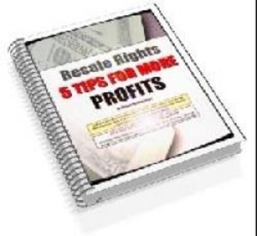 Product picture 5 Tips For More Profits