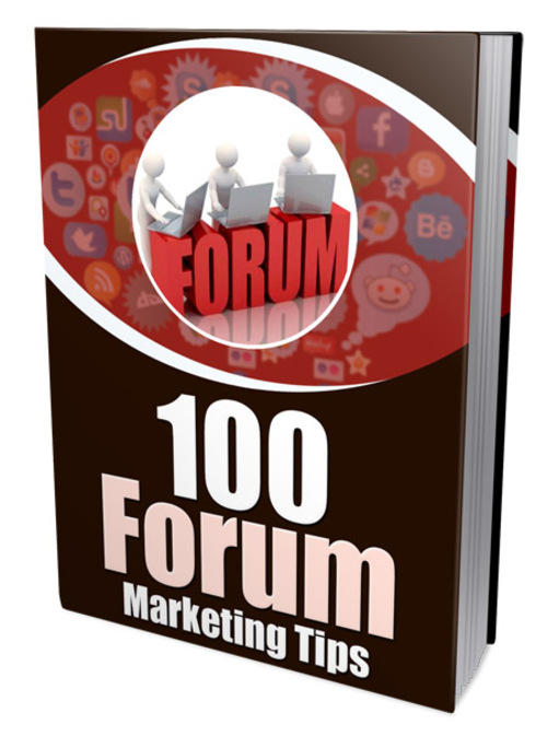 Product picture 100 Forums Marketing Tips