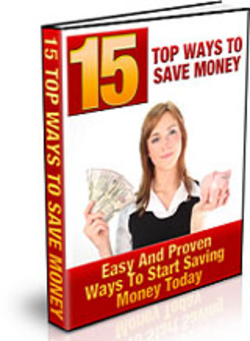 Product picture 15 Top Ways to Save Money