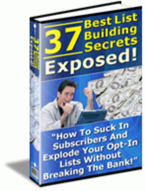 Product picture 37 List Building Secrets Exposed