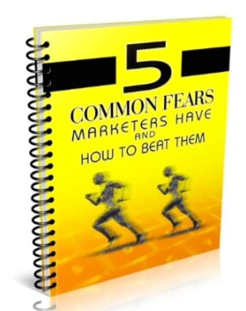 Product picture 5 Common Fears Marketers Have and How To Beat Them
