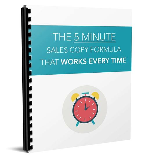 Product picture 5 Minute Sales Copy Formula