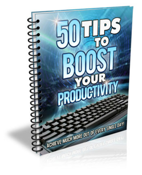 Product picture 50 Tips To Boost Productivity