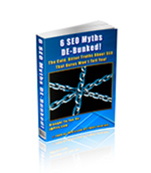 Product picture 6 SEO Myths De-bunked